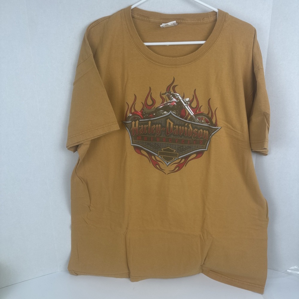 2011 Harley Davidson T Shirt DFW METROPLEX.  Size XL.  Off Orange Color.